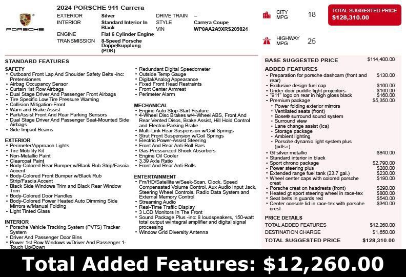 Used 2024 Porsche 911 Carrera RWD image 3