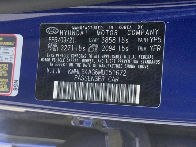 Certified 2021 Hyundai Elantra SEL w/ Convenience Package FWD image 32