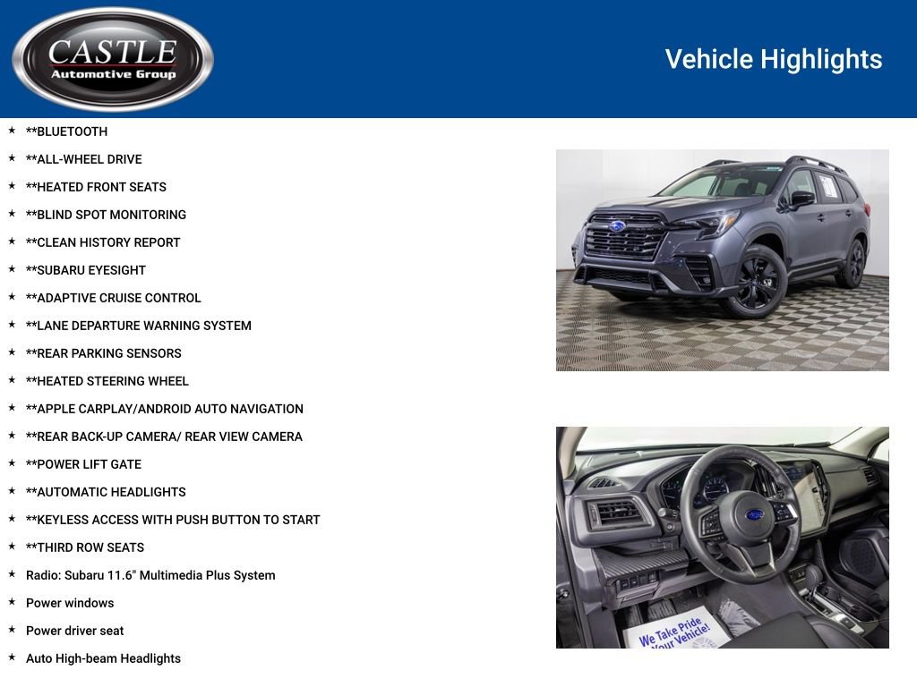 Used 2026 Subaru Ascent Premium AWD/4WD image 3