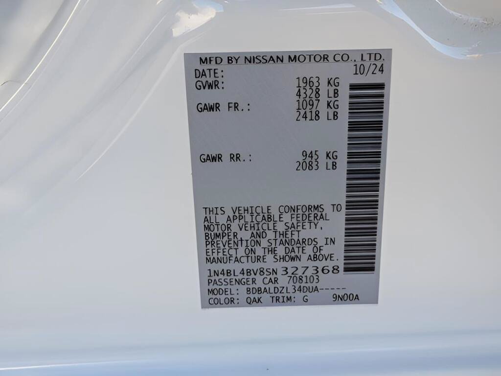 Certified 2025 Nissan Altima 2.5 S FWD image 28