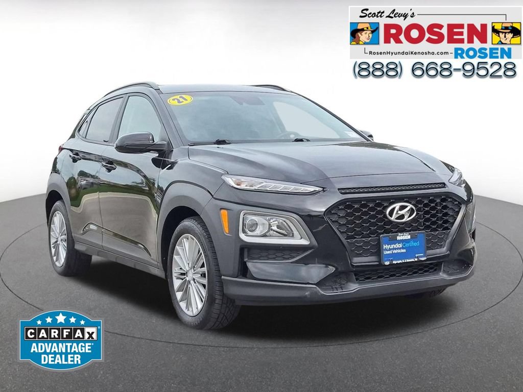 Certified 2021 Hyundai Kona SEL AWD/4WD image 1