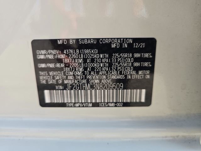 Certified 2022 Subaru Crosstrek 2.5i Limited w/ Popular Package #4A image 30