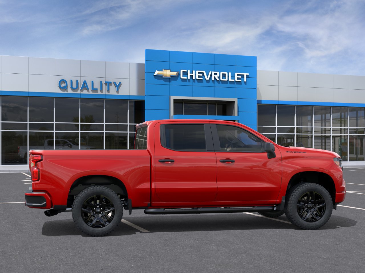 New 2026 Chevrolet Silverado 1500 Custom w/ Turbomax Blackout Package RWD image 29