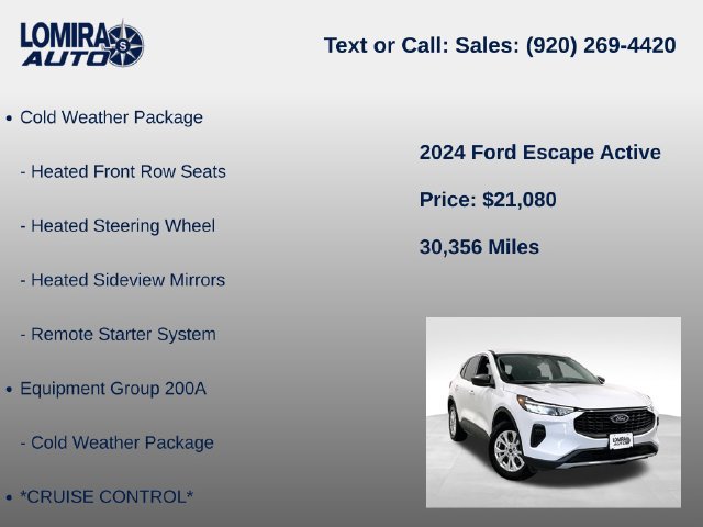 Used 2024 Ford Escape Active AWD/4WD image 8