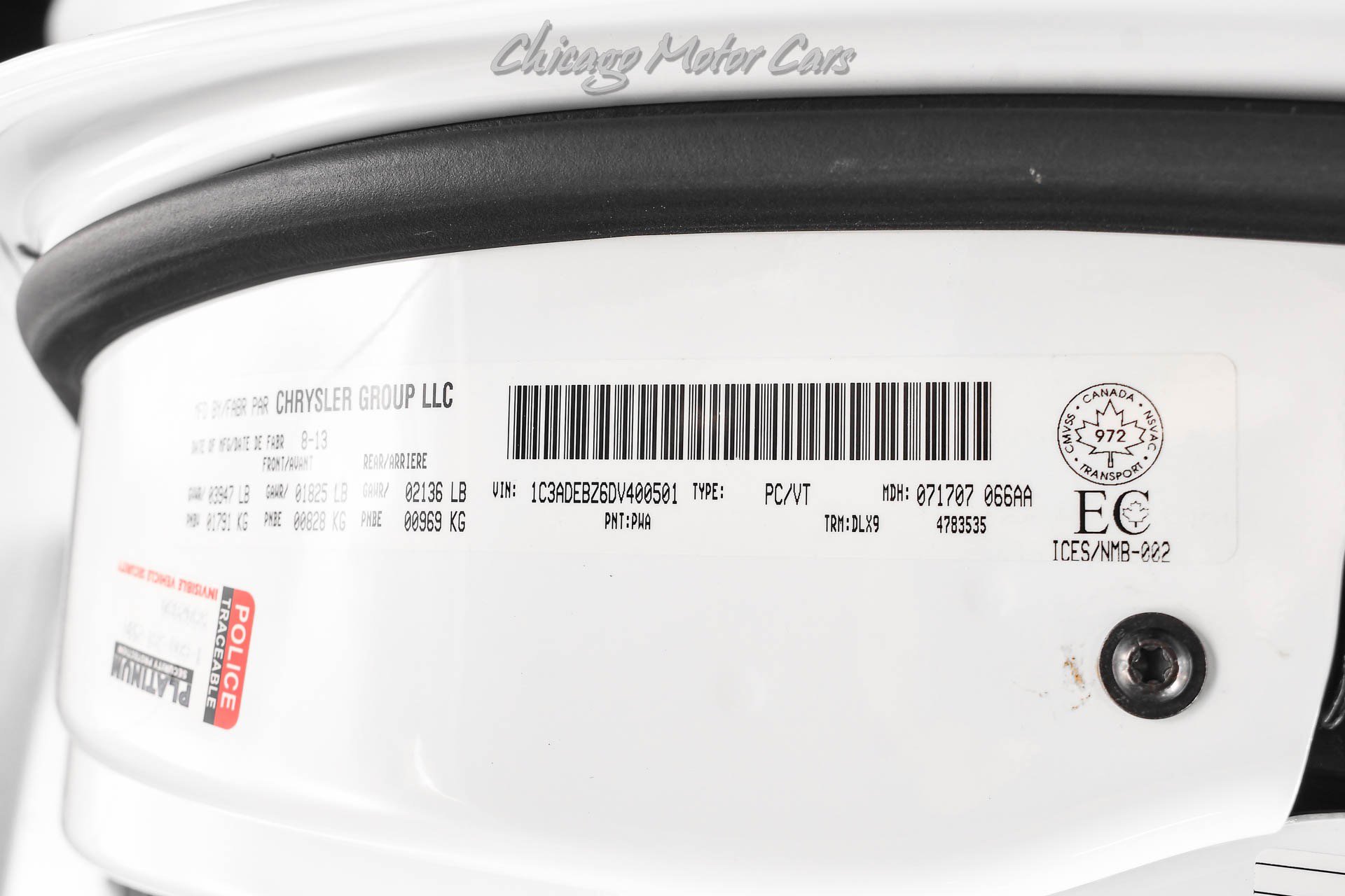 Used 2013 SRT Viper GTS w/ GTS Laguna Interior Pkg image 49