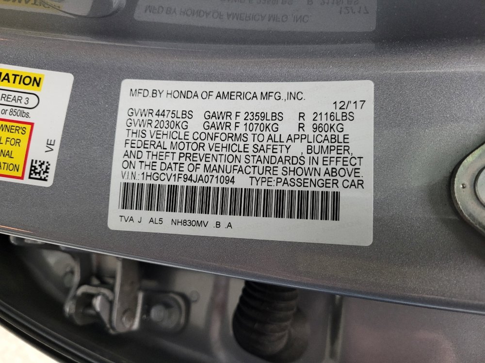 Used 2018 Honda Accord Touring image 33