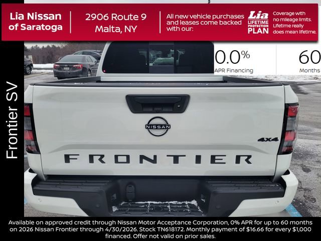 New 2026 Nissan Frontier SV w/ SV Convenience Package image 4