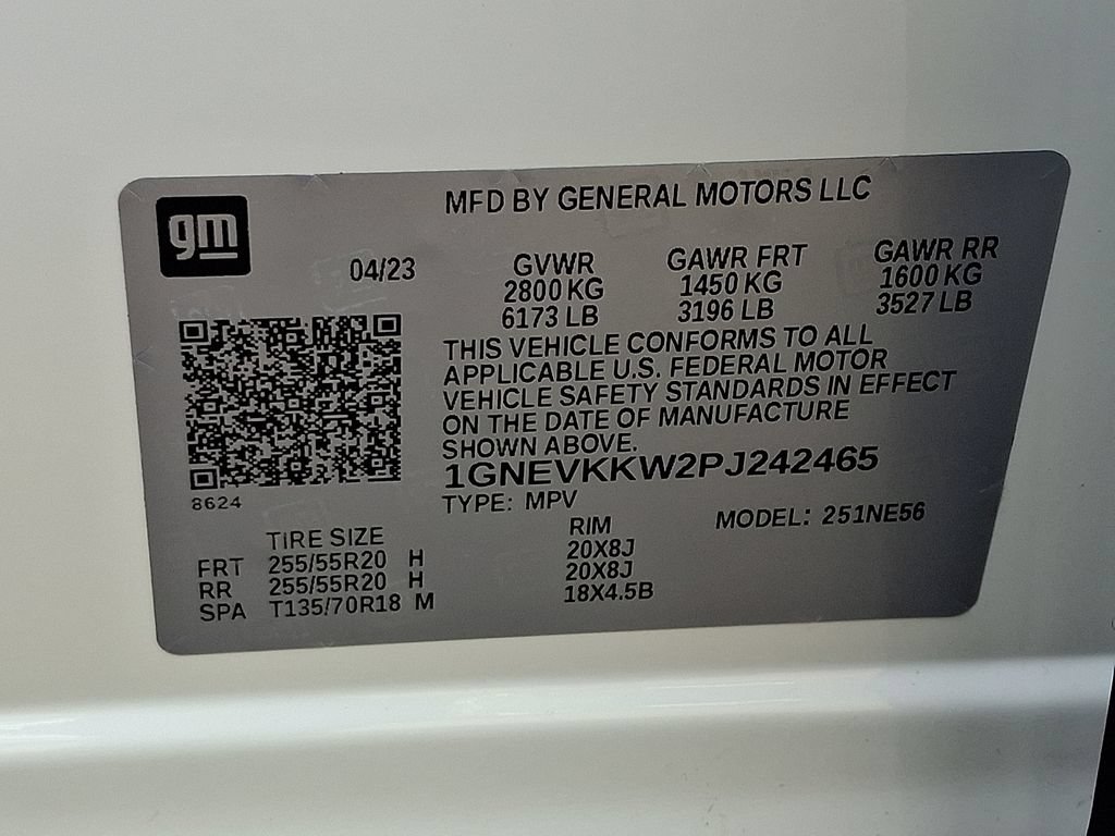 Used 2023 Chevrolet Traverse Premier w/ Redline Edition AWD/4WD image 30