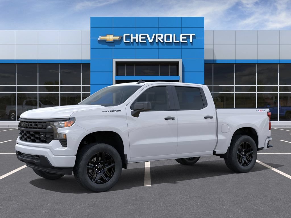 New 2026 Chevrolet Silverado 1500 Custom w/ LPO, Dark Essentials Package AWD/4WD image 2