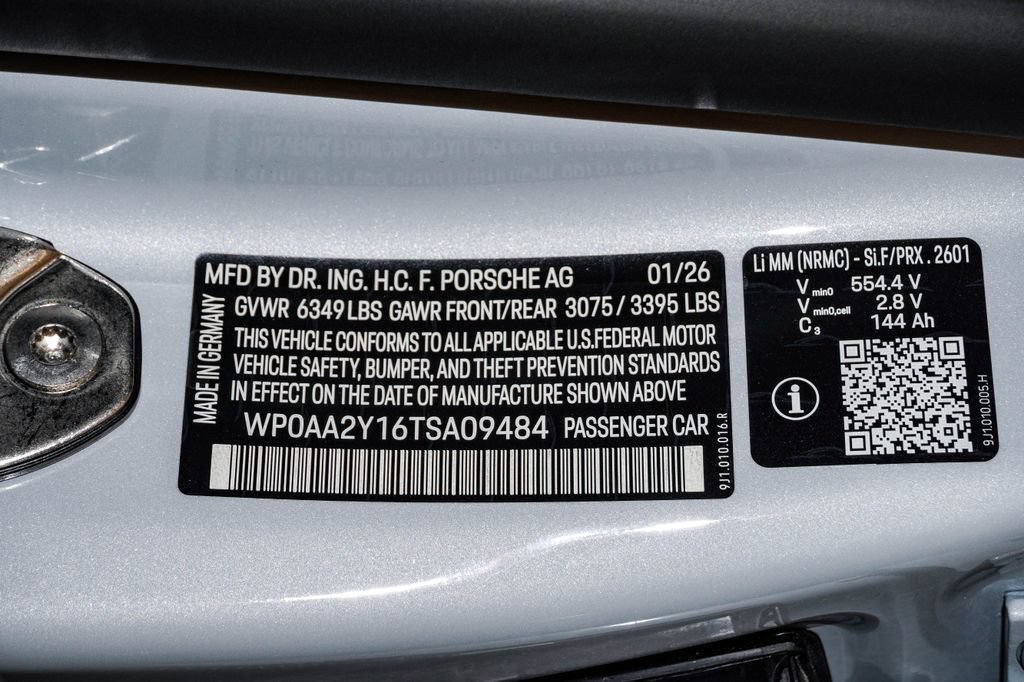 New 2026 Porsche Taycan AWD/4WD image 30