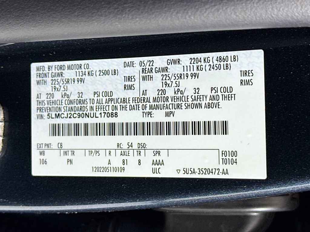 Used 2022 Lincoln Corsair Reserve w/ Equipment Group 201A FWD image 35