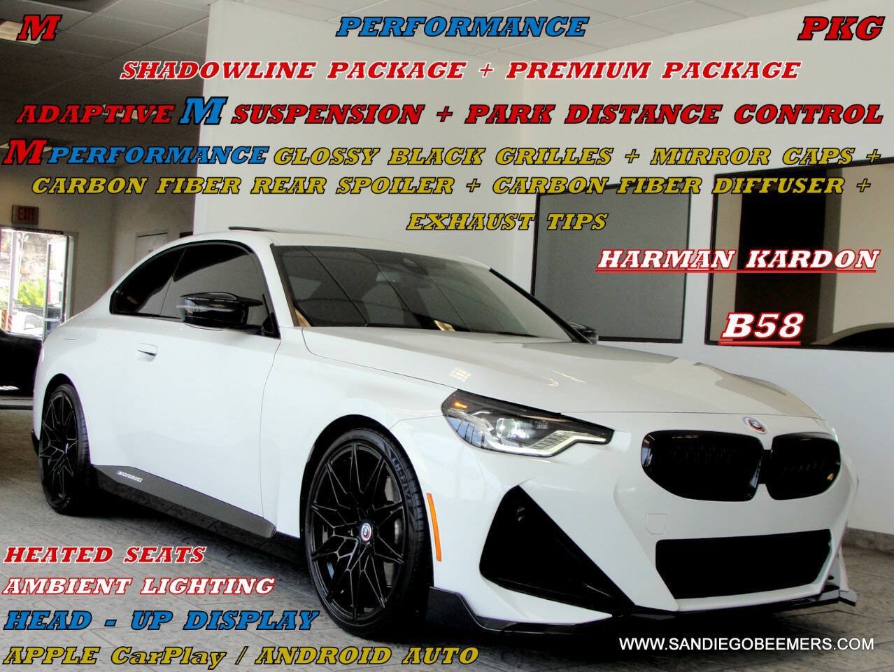 Used 2023 BMW M240i Coupe w/ Premium Package RWD image 1