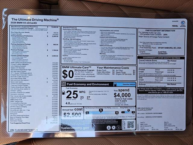 New 2026 BMW X5 xDrive40i image 20