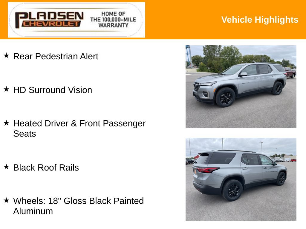 Used 2023 Chevrolet Traverse LT w/ Midnight/Sport Edition AWD/4WD image 21