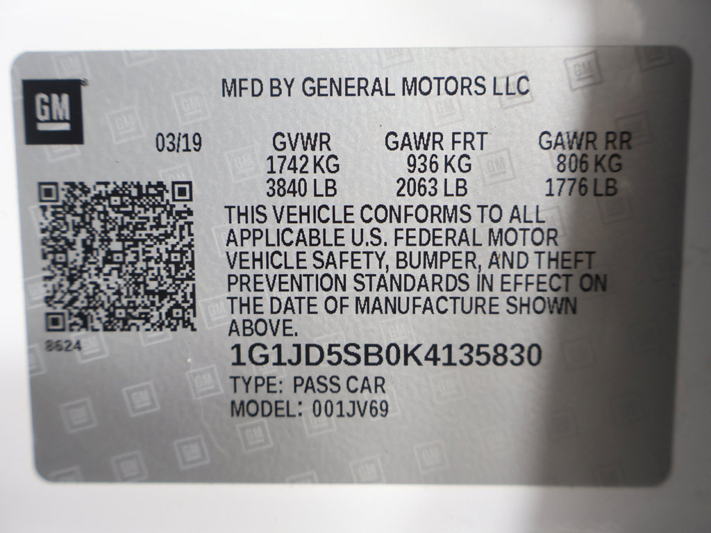Used 2019 Chevrolet Sonic LT w/ Convenience Package FWD image 42
