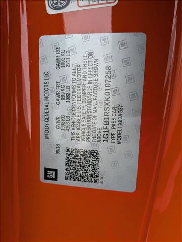 Used 2019 Chevrolet Camaro LT w/ Technology Package image 22