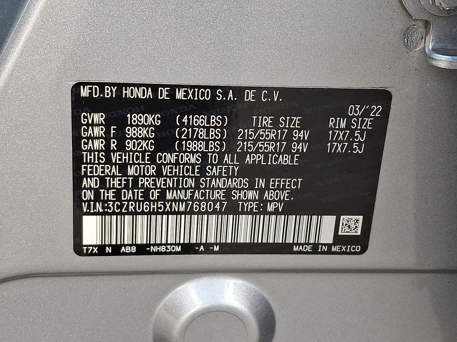 Used 2022 Honda HR-V EX image 25