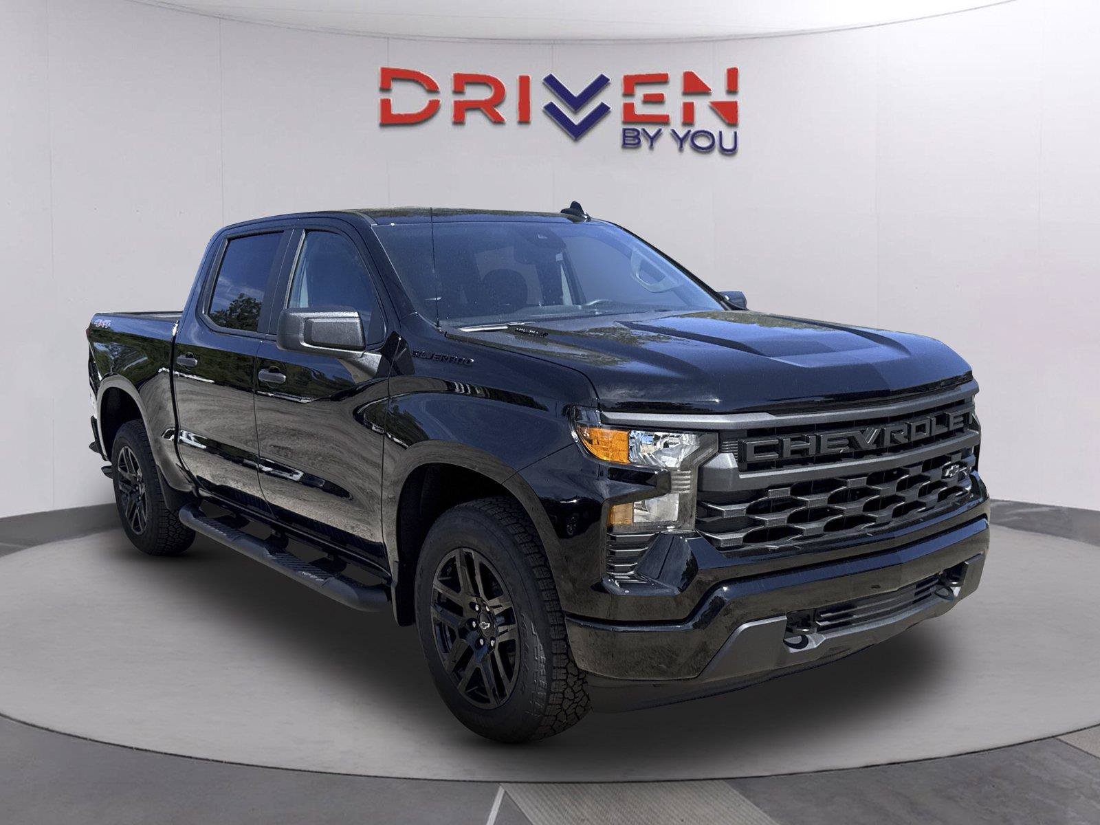 New 2026 Chevrolet Silverado 1500 Custom w/ Turbomax Blackout Package AWD/4WD image 2