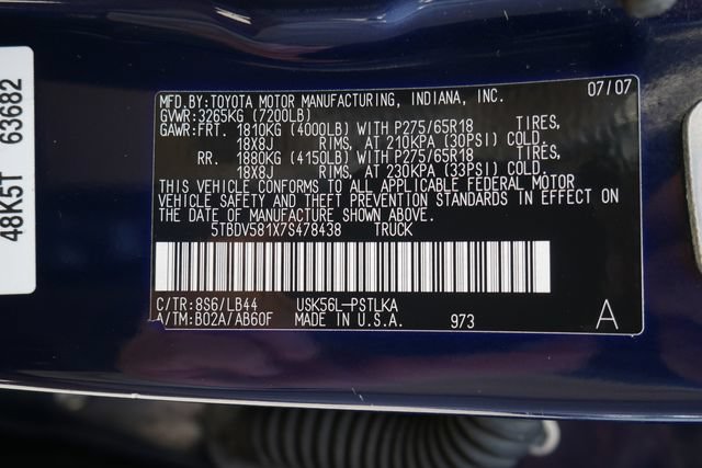 Used 2007 Toyota Tundra Limited AWD/4WD image 30