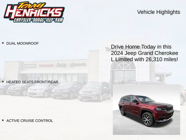 Used 2024 Jeep Grand Cherokee L Limited AWD/4WD image 4