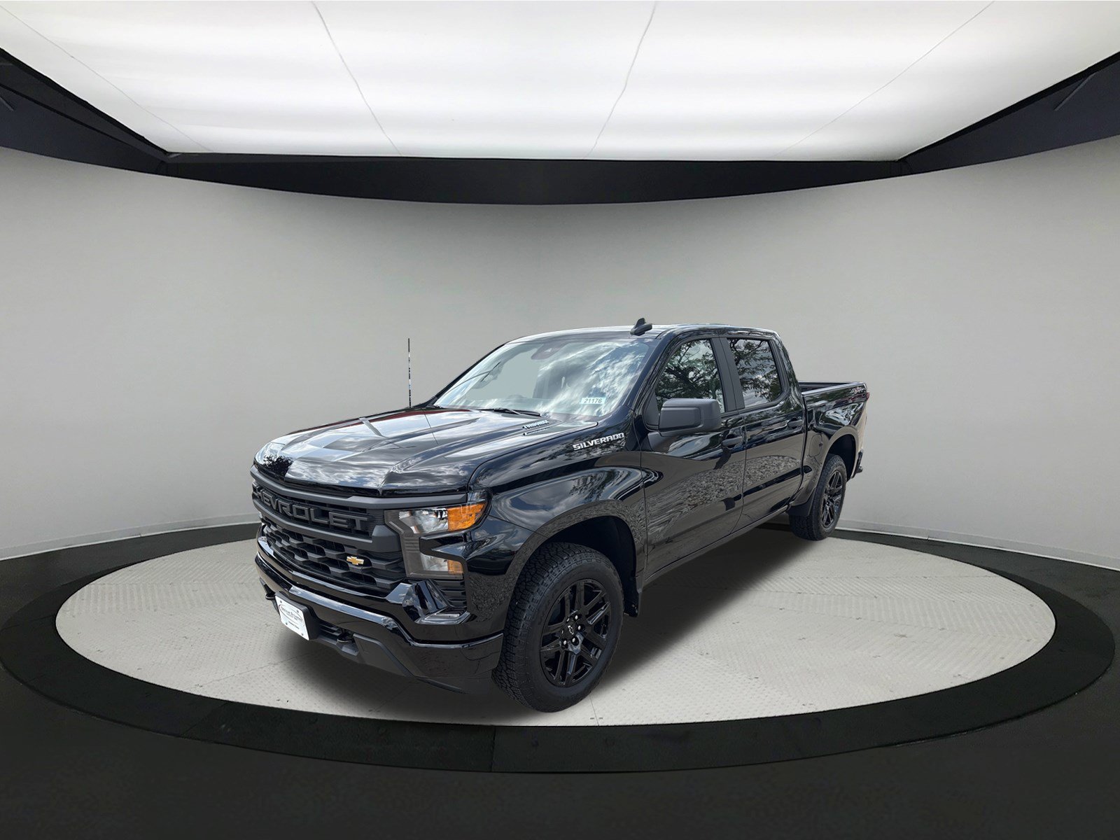 New 2026 Chevrolet Silverado 1500 Custom w/ Turbomax Blackout Package AWD/4WD image 3