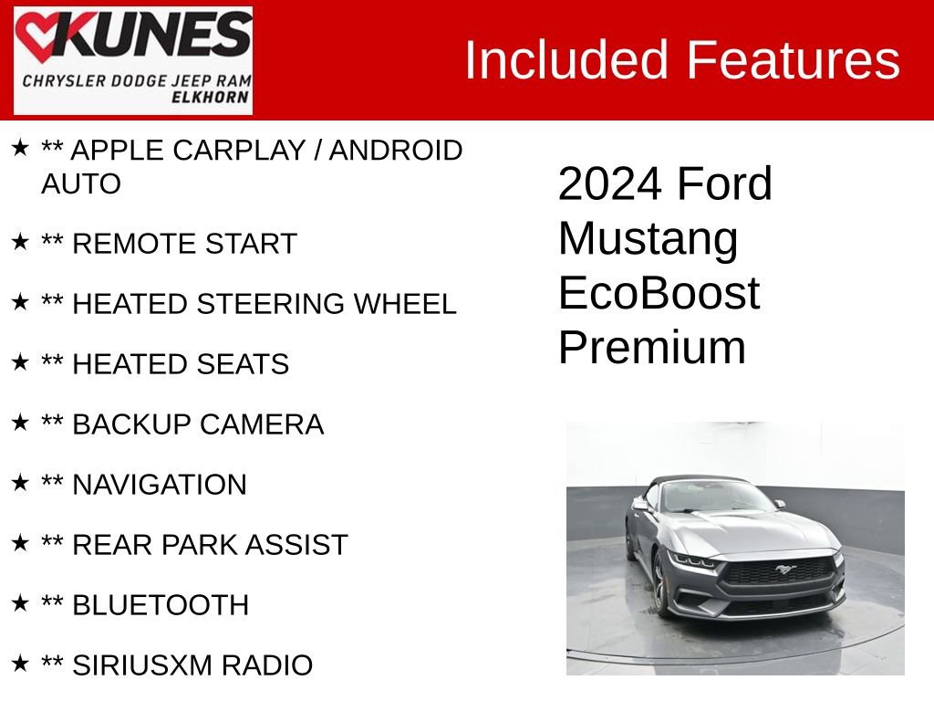 Used 2024 Ford Mustang Premium image 3