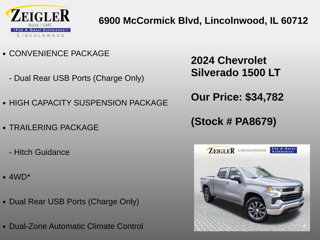 Certified 2024 Chevrolet Silverado 1500 LT AWD/4WD image 12