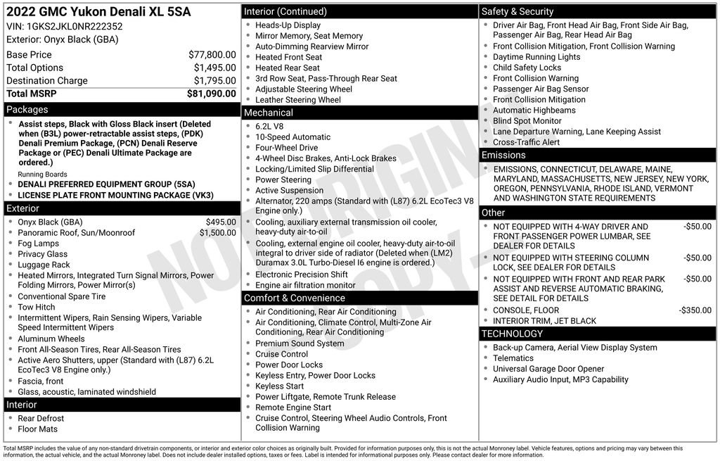 Used 2022 GMC Yukon XL Denali image 6