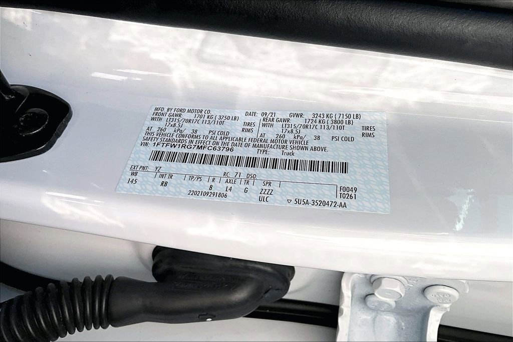 Used 2021 Ford F150 Raptor w/ Equipment Group 801A High image 31