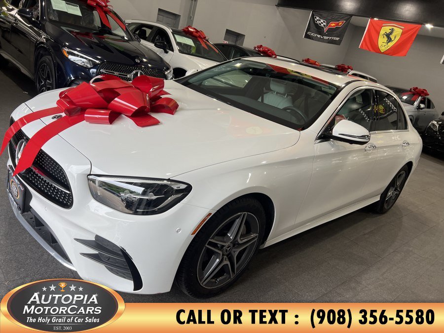 Used 2022 Mercedes-Benz E 350 Sedan w/ AMG Line Exterior image 2