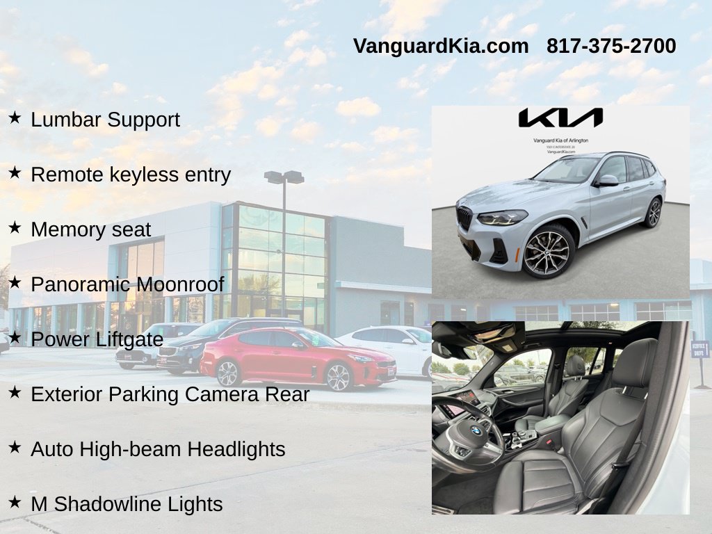 Used 2022 BMW X3 xDrive30i w/ M Sport Package 2 AWD/4WD image 12