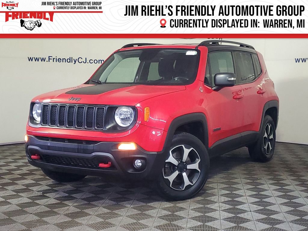 Used 2020 Jeep Renegade Trailhawk w/ UConnect 8.4 Nav Group image 1