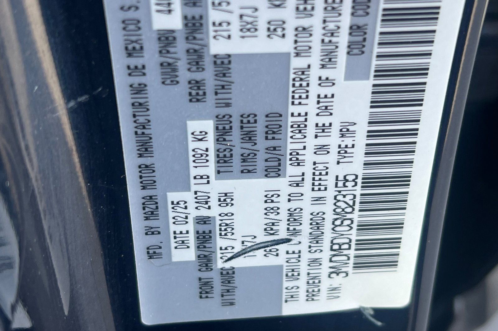 Certified 2025 MAZDA CX-30 2.5 Turbo w/ Premium Package image 27