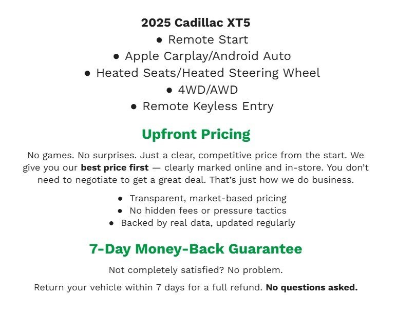 Certified 2025 Cadillac XT5 Premium Luxury image 2