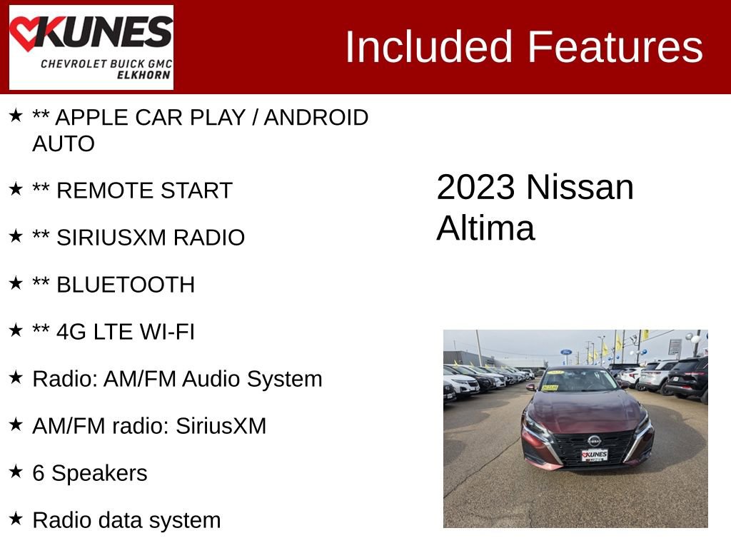 Used 2023 Nissan Altima 2.5 SV image 2