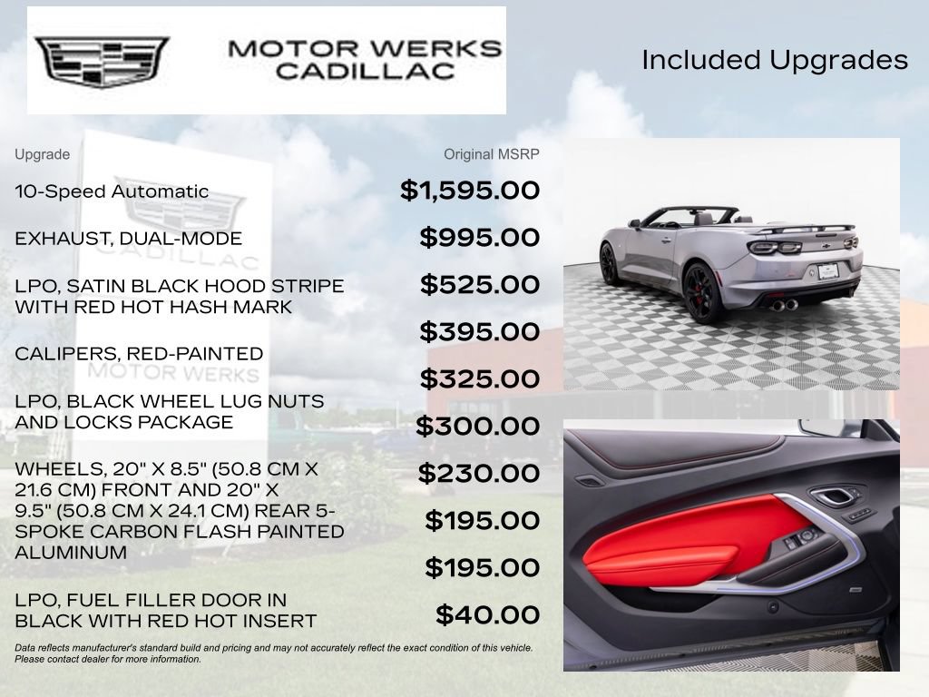 Used 2023 Chevrolet Camaro SS RWD image 8