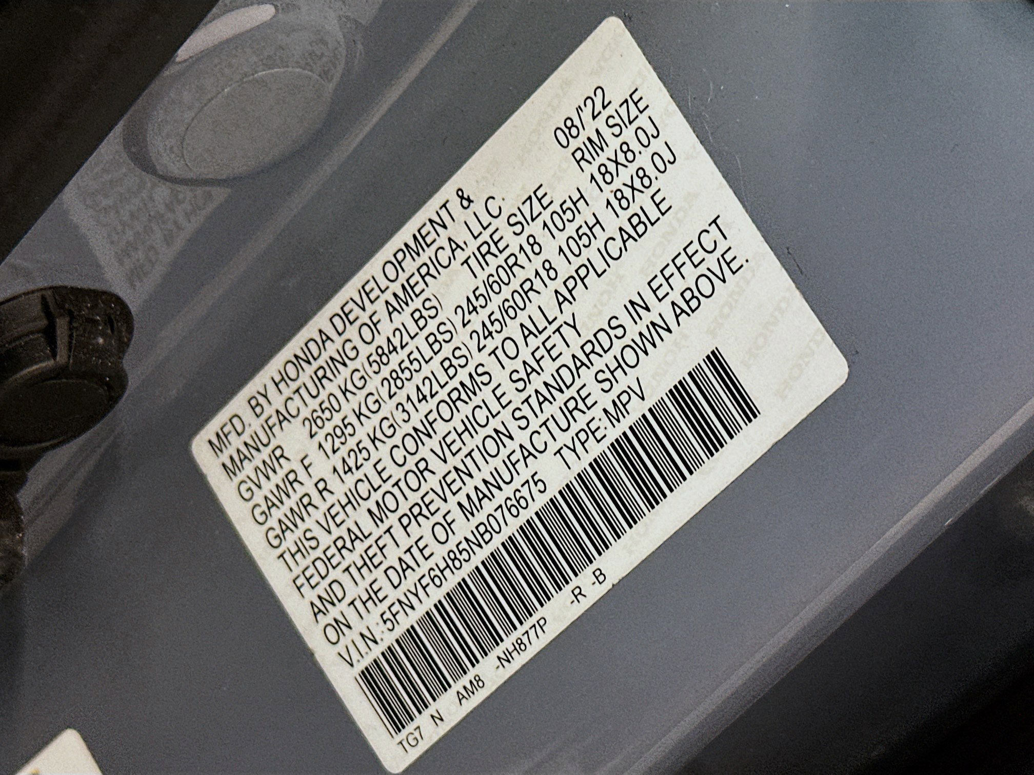 Used 2022 Honda Pilot TrailSport image 12