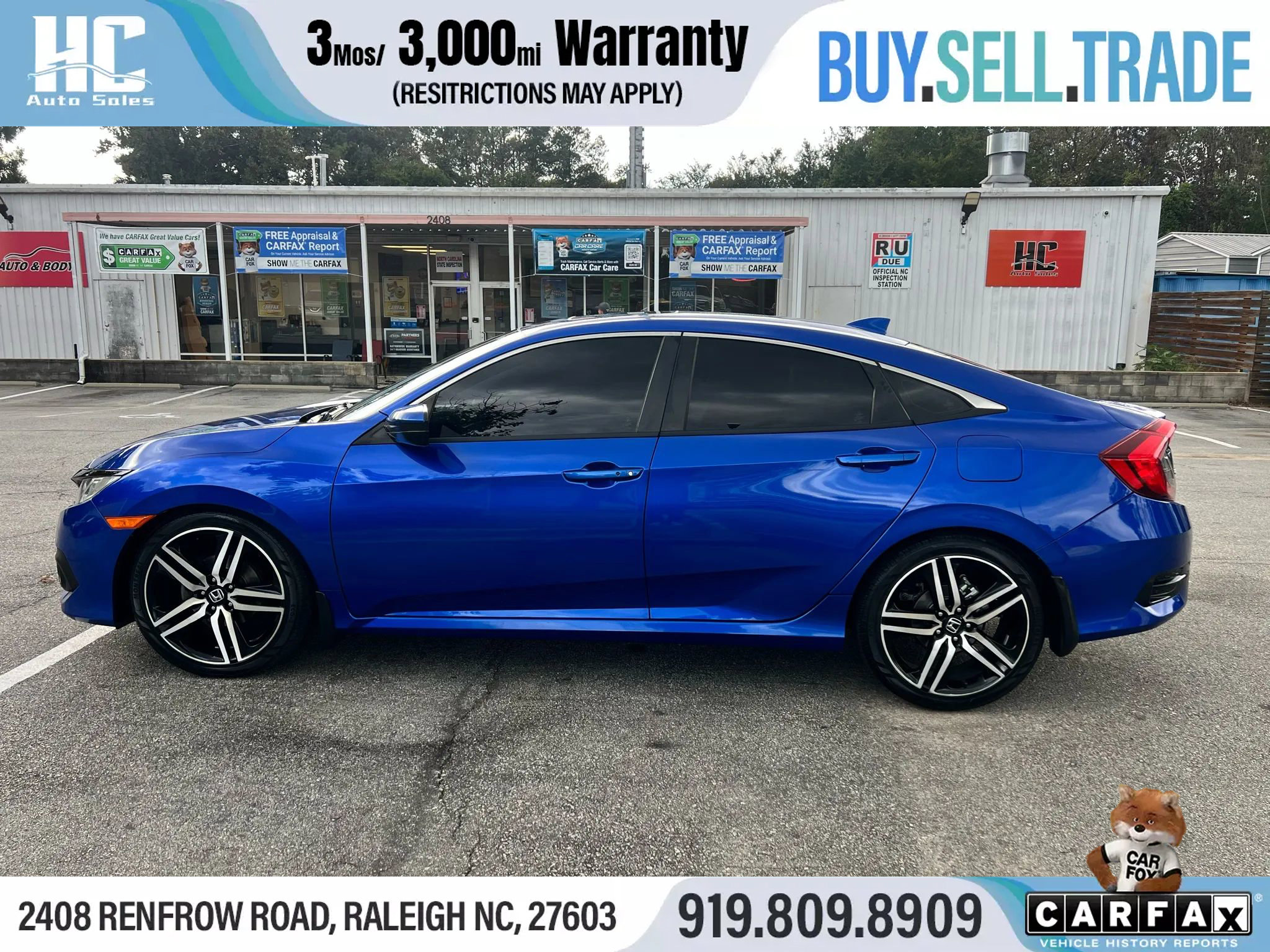 Used 2017 Honda Civic EX-T image 2