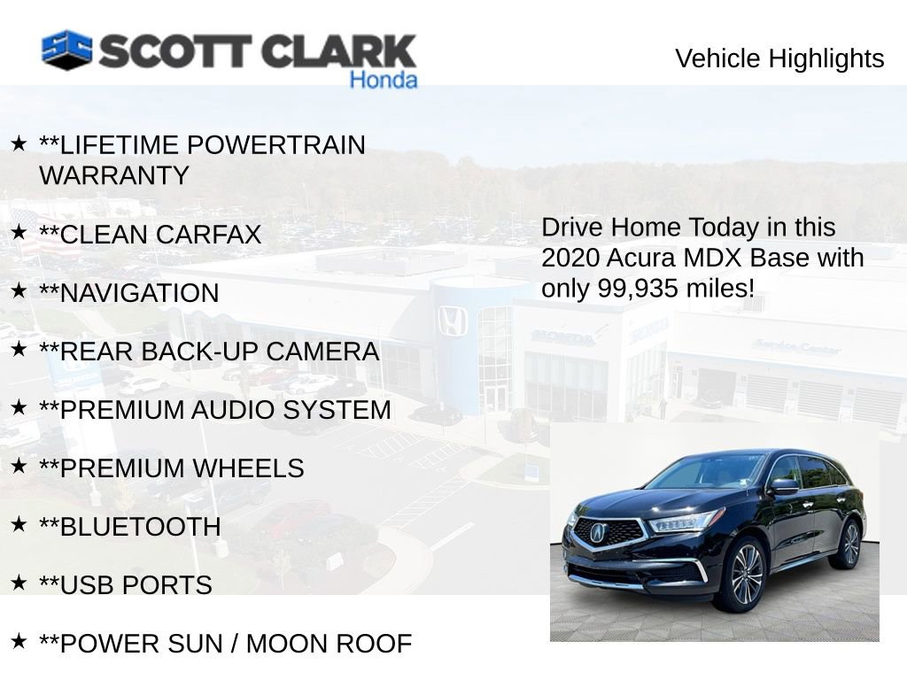 Used 2020 Acura MDX SH-AWD w/ Technology Package image 11