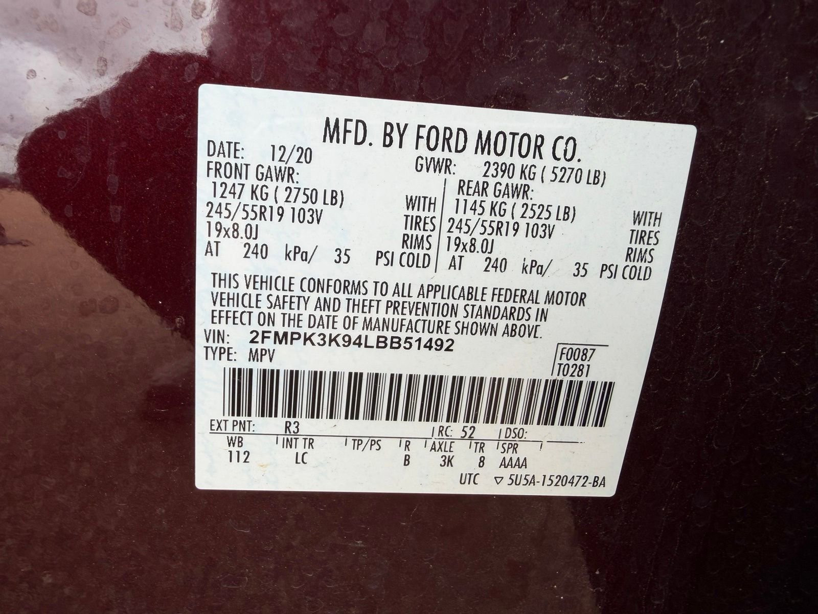 Used 2020 Ford Edge Titanium FWD image 16