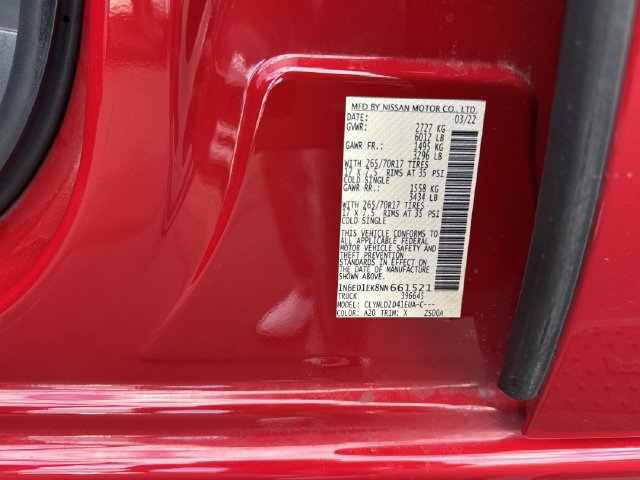 Used 2022 Nissan Frontier PRO-4X AWD/4WD image 30