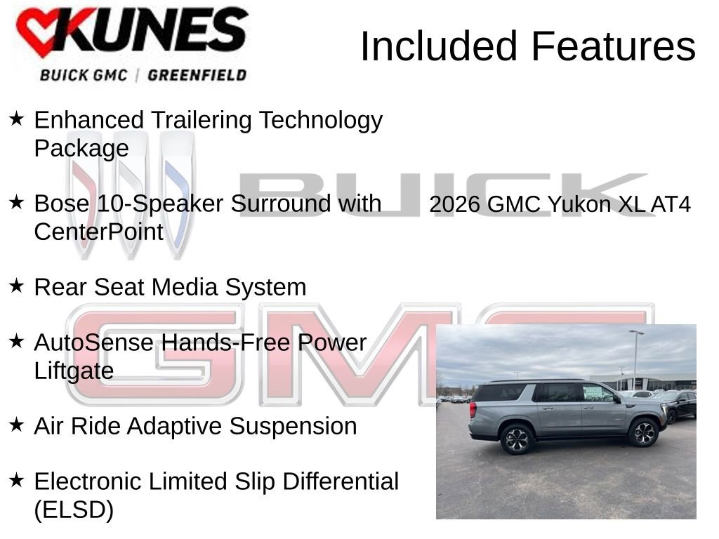 New 2026 GMC Yukon XL AT4 image 4