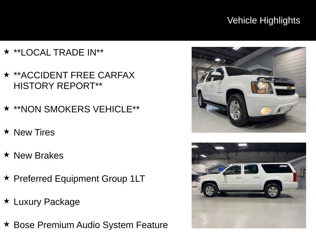 Used 2012 Chevrolet Suburban LT w/ Luxury Package AWD/4WD image 12