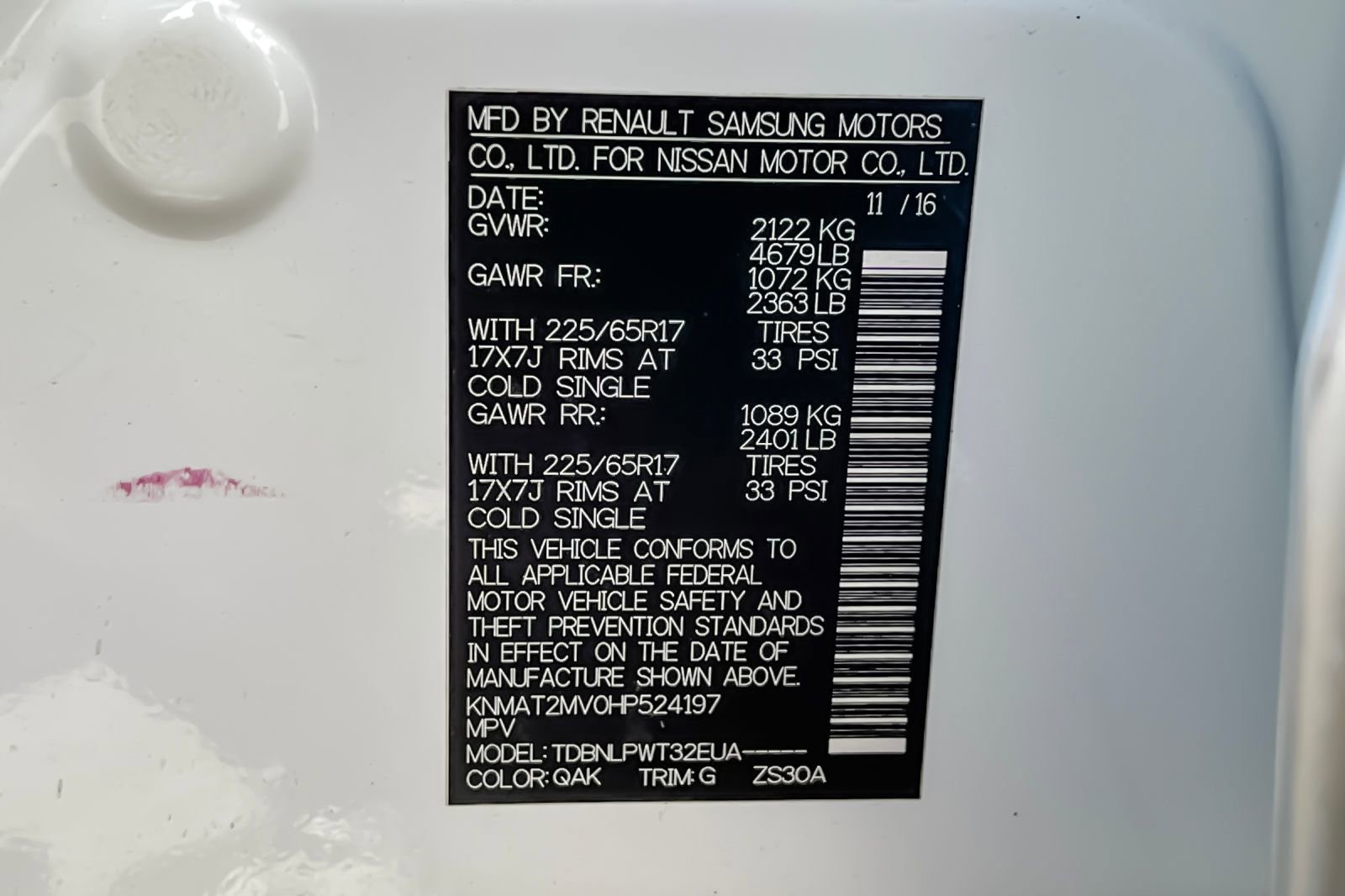 Used 2017 Nissan Rogue S image 40