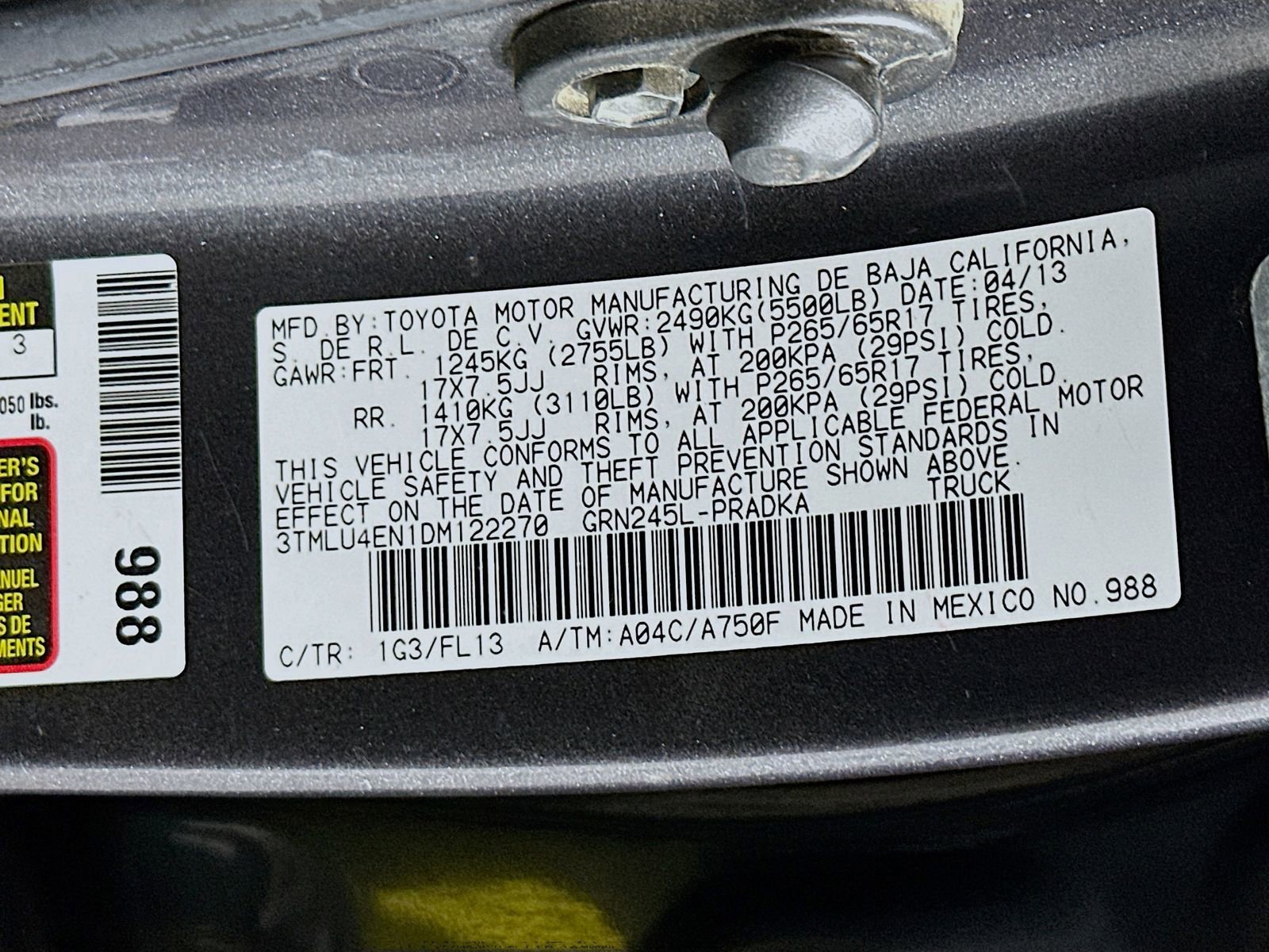 Used 2013 Toyota Tacoma 4x4 Double Cab w/ TRD Sport Pkg image 30