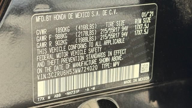 Used 2021 Honda HR-V EX image 42