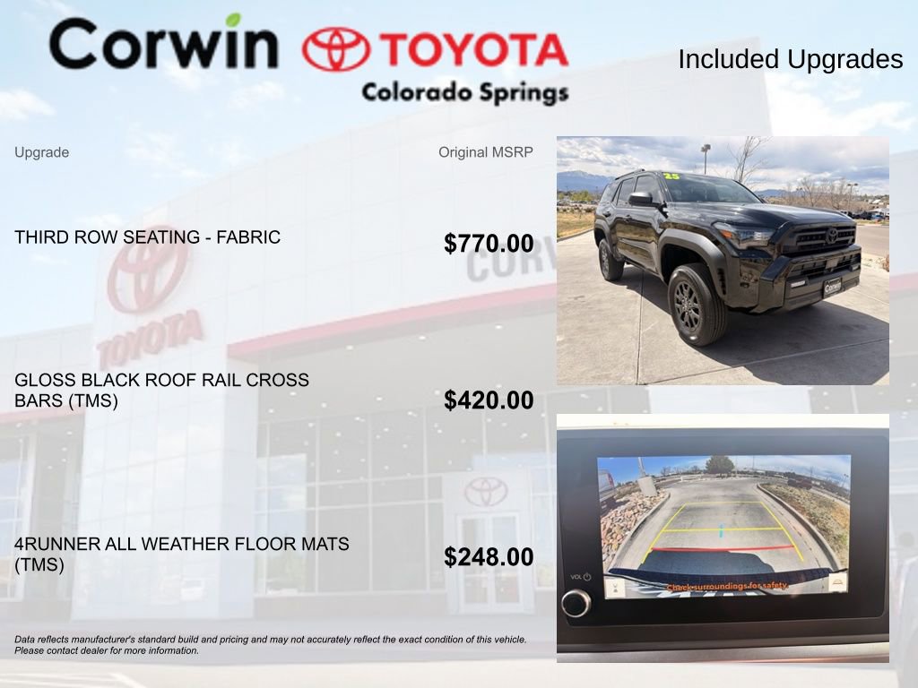 Used 2025 Toyota 4Runner SR5 AWD/4WD image 4