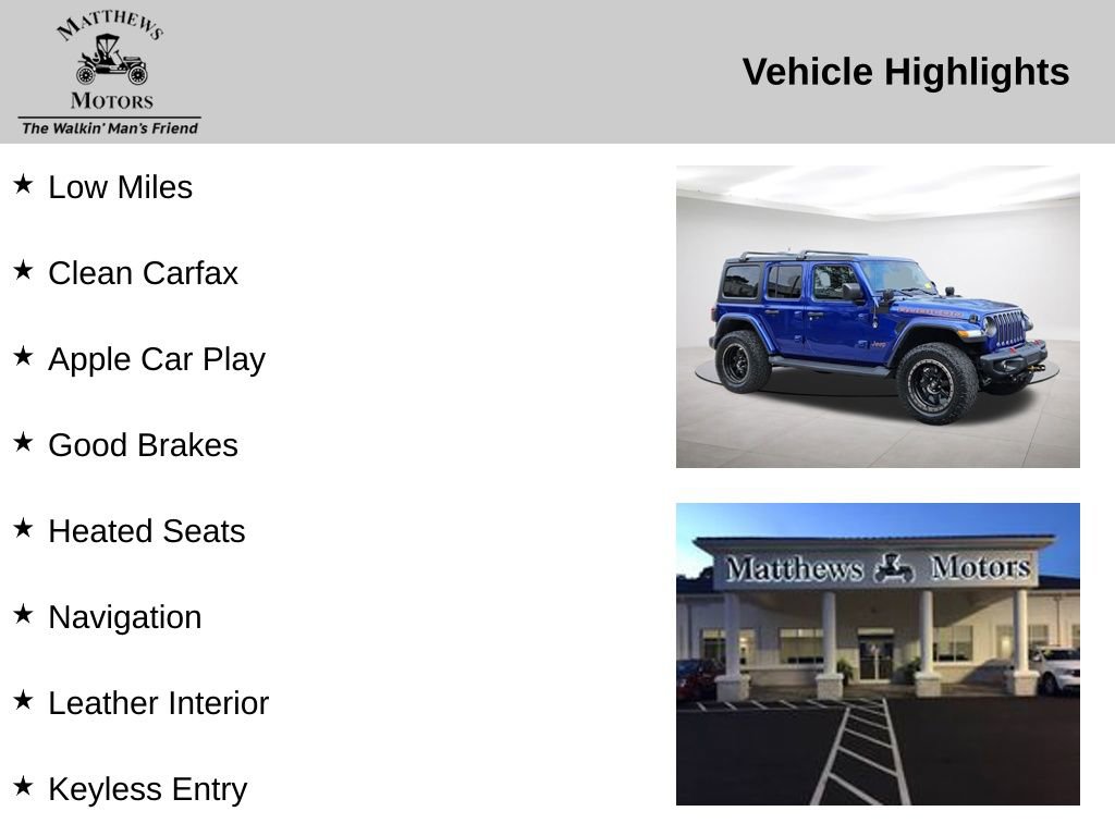 Used 2019 Jeep Wrangler Unlimited Rubicon image 14