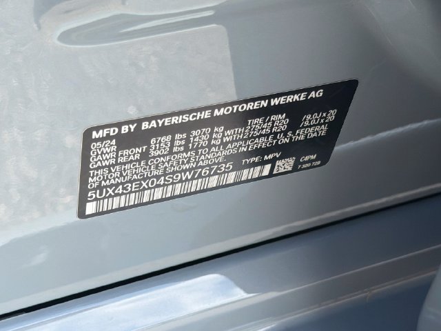 Used 2025 BMW X6 M60i AWD/4WD image 45