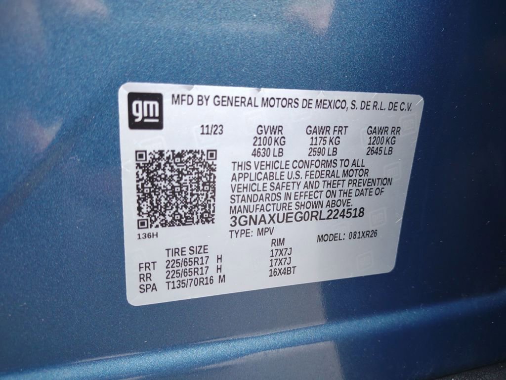 Used 2024 Chevrolet Equinox LT w/ LPO, Floor Liner Package image 28